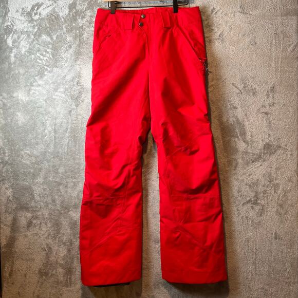 Patagonia Men's Insulated Powder Bowl Pants Red Size Small New - Picture 1 of 9